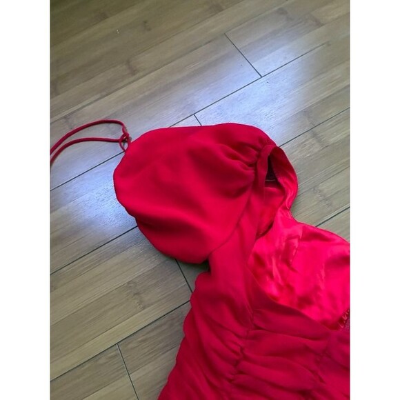 Majorelle Women's Red Mini Ruched Dress XS - Picture 4 of 7